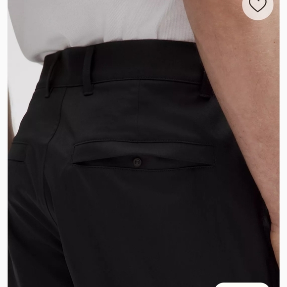 NWT lululemon athletica Men's Black Flat Front Shorts SZ 32 - Picture 3 of 10